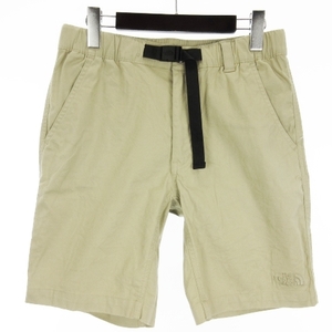 ザノースフェイス THE NORTH FACE Cotton OX Light Short コットン オックスライト ショーツ ハーフパンツ リネン混 M ベージュ NB41941 メ