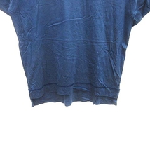 アンタイトル UNTITLED Tシャツ カットソー クルーネック 半袖 2 青 ブルー /YK メンズ_画像3