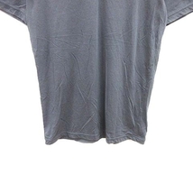 ジュンハシモト junhashimoto Tシャツ カットソー Vネック 半袖 2 グレー /YK メンズ_画像3