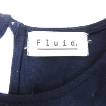 フルイド Fluid カットソー フレンチスリーブ 01 紺 ネイビー /YK レディース_画像6