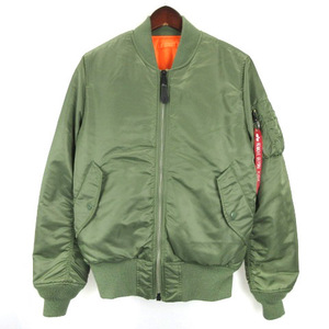 アルファ ALPHA INDUSTRIES フライト ジャケット カーキ 2004-203 M 230523E メンズ