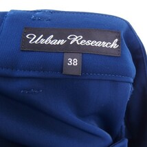 アーバンリサーチ URBAN RESEARCH パンツ スラックス テーパード シンプル 38 ブルー 青 /KT2 レディース_画像3