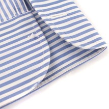 フライ FRAY ワイシャツ ビジネス ストライプ ホリゾンタルカラー 長袖 15.5/39 水色 /DK ▲H メンズ_画像7