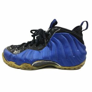 観賞用 ナイキ NIKE エア フォームポジット ワン オリジナル AIR FOAMPOSITE ONE DARK NEON ROYAL/WHITE-BLACK