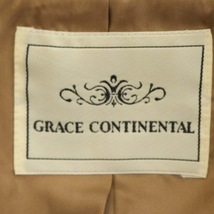 グレースコンチネンタル GRACE CONTINENTAL ダッフルコート フード付き ラクーンファー ミドル丈 36 ベージュ /AA ■OS レディース_画像3