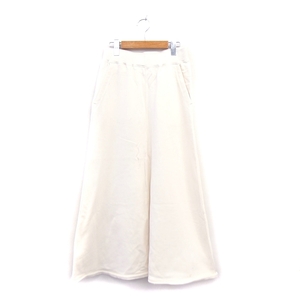  Ships SHIPSeni.any skirt flair long maxi height cotton eggshell white white /KT2 lady's 