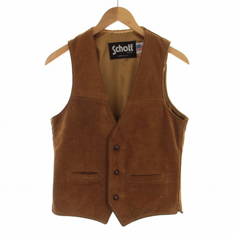 2023年最新】ヤフオク! -schott ベスト(ファッション)の中古品・新品