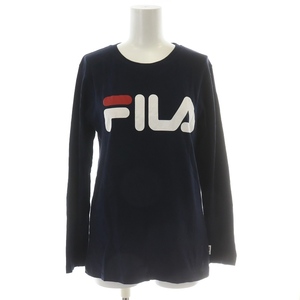 フィラ FILA キッズ Tシャツ カットソー 長袖 160cm 紺 ネイビー /DT45 キッズ