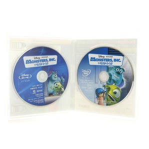 ディズニー Disney ムービーネックス 2枚組 モンスターズインク MONSTERS,INC. DVD ブルーレイ 青 マルチカラー VWAS1503 /SI4の画像3