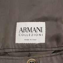 アルマーニ コレツィオーニ ARMANI COLLEZIONI テーラードジャケット ジャケット 長袖 大きいサイズ ウール 46 XXL グレー /TR1_画像4