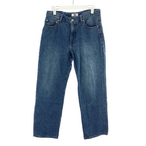 mutoa-ruM TO R 22AW STANDARD DENIM LOW STREIGHT BLUE Denim pants jeans ji- bread zipper fly 27 M blue 