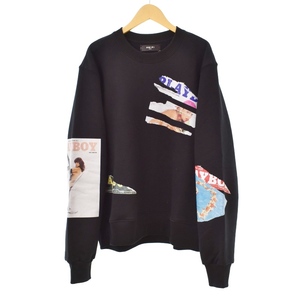 未使用品 アミリ AMIRI プレイボーイ マガジン PLAY BOY Magazine Crewneck スウェット トレーナー プルオーバー クルーネック プリント S