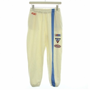  Polo Ralph Lauren close year of model sweat pants jogger pants Easy pants badge Logo embroidery XS white lady's 