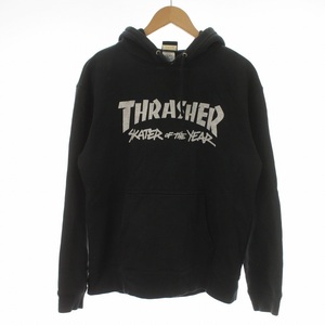 スラッシャー THRASHER パーカー スウェット プルオーバー フード 長袖 L 黒 ブラック /IR ■GY01 メンズ