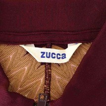 ズッカ zucca カットソー 長袖 ハーフジップ 総柄 M 茶 ブラウン /MF ■OS レディース_画像3