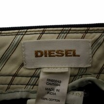 ディーゼル DIESEL カーゴパンツ ロングパンツ ボタンフライ 29 M 黒 ブラック /BM メンズ_画像3