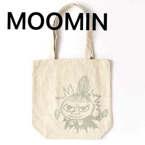 オーガニックトートバッグ MOOMIN ムーミン リトルミイ キャンパス ミィ 北欧 新品 トートバッグ