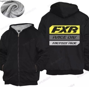 FXR Racing エフエックスアール スノーモービル パーカー スウェット ウェア 防寒 裏起毛 秋冬 S～5XL 全4色/カラー選択可