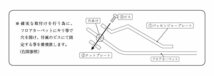 オクヤマ パッセンジャープレート フォレスター SF5/SG9 アルミ 助手席用 フットレスト 簡単取り付け 420 001 0 OKUYAMA_画像3
