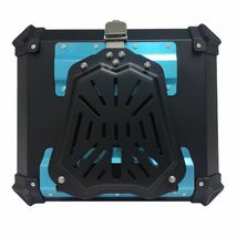 xo**05リアボックス トップケース ブラック アルミ製品 ツーリング バックレスト装備 持ち運び可能 45L_画像6