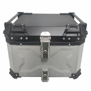xo**12リアボックス シルバー トップケース アルミ製品 ツーリング バックレスト装備 持ち運び可能 36L