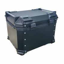 xo**04リアボックス トップケース ブラック アルミ製品 ツーリング バックレスト装備 持ち運び可能 36L_画像5