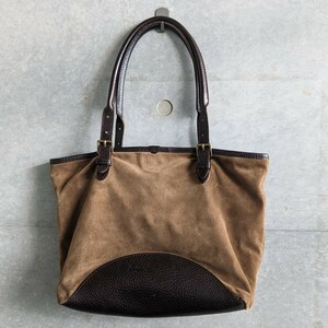  Felisi suede leather tote bag 