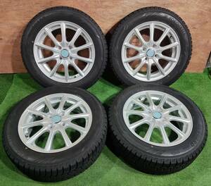 185/60R15　YOKOHAMA/iceGUARD IG60　【2019年】ブリヂストン/ECOFOME　15×5.5J　ET50　4H/100