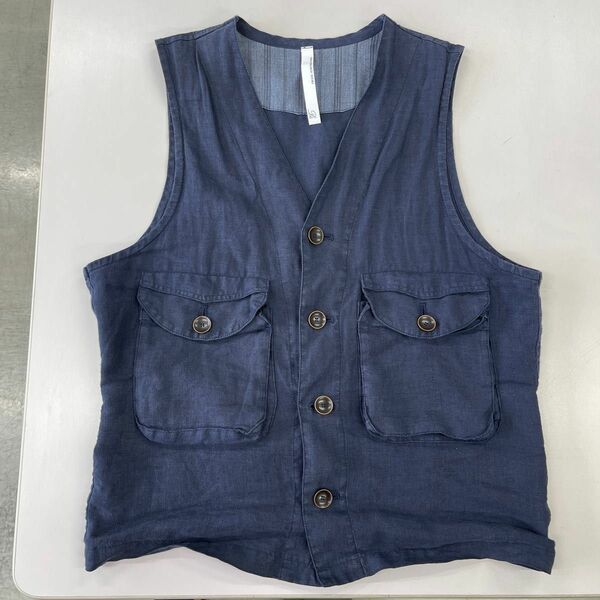 URBAN RESEARCH DOORS. 麻ベスト VEST