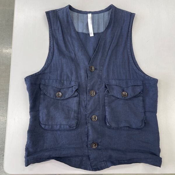 URBAN RESEARCH DOORS. 麻ベスト VEST
