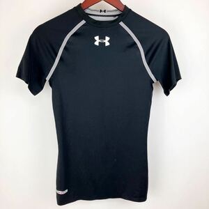 UNDER ARMOUR アンダーアーマー heatgear ヒートギア 半袖 Tシャツ メンズ M 黒 ブラック スポーツ トレーニング ウェア アンダー インナー