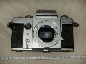 .m-154{TOPCONtop navy blue RE SUPER film camera retro used Junk collection 