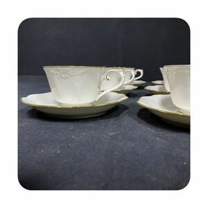 37 Noritake Contemporary Series Fine China Cup &amp; Baucer 6 Набор клиентов