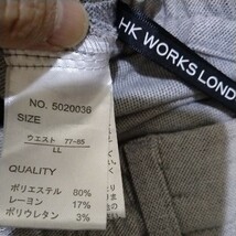 大きいサイズLL　パンツ★コシノヒロコ　HK WORKS LONDON HK 　パンツ_画像7