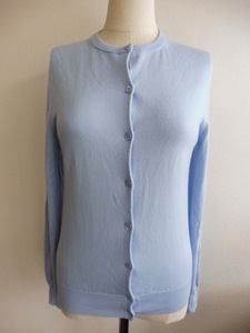 kru Cheer -niCruciani wool cardigan size 38 blue lady's 