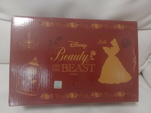 Disney　美女と野獣　クリアティーカップ&ソーサー　