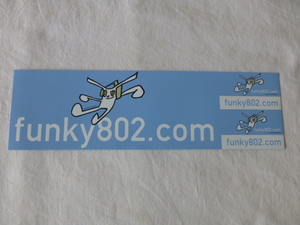 FUNKY802 Funky802 バンパー ステッカー FUNKY802 Funky802 バンパー funky802.com