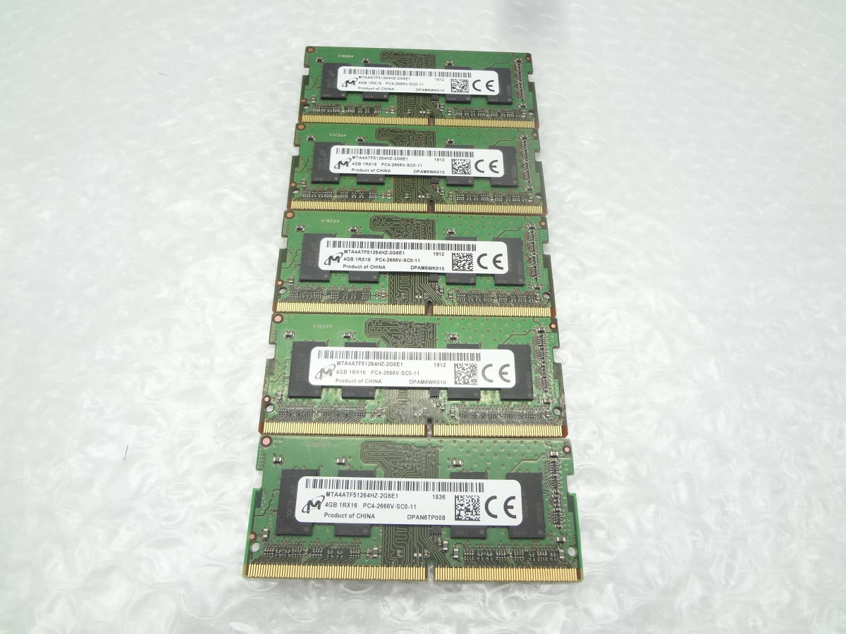 SKhynix GB 2Rx4 PCT RB サーバー用DDR4メモリGB5枚