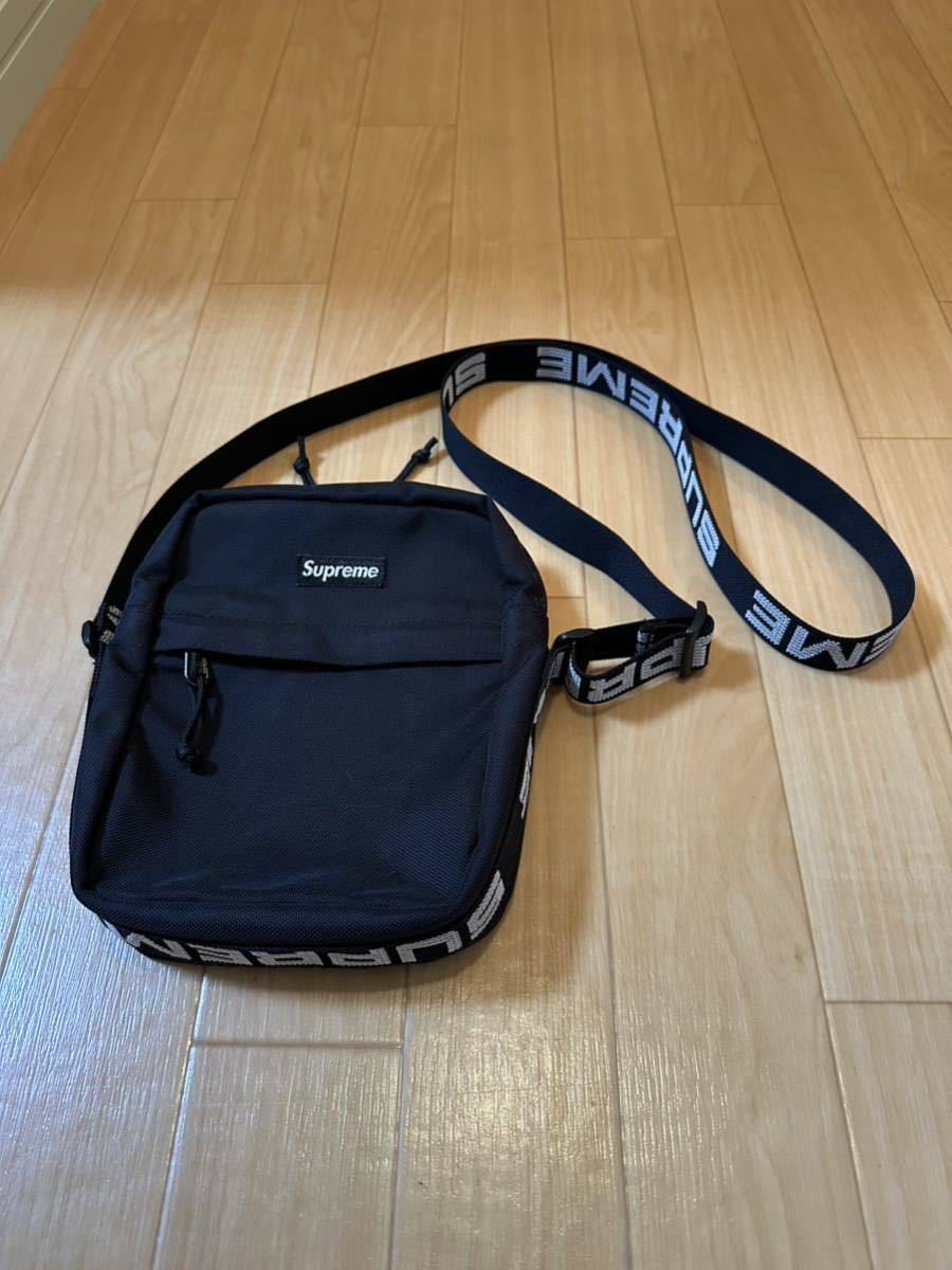 Supreme Leather Shoulder Bag Black｜PayPayフリマ