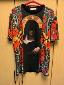 正規 13AW GIVENCHY ジバンシー ジバンシィ マリア 極楽鳥花 総柄 プリント Tシャツ M13X 7795 481