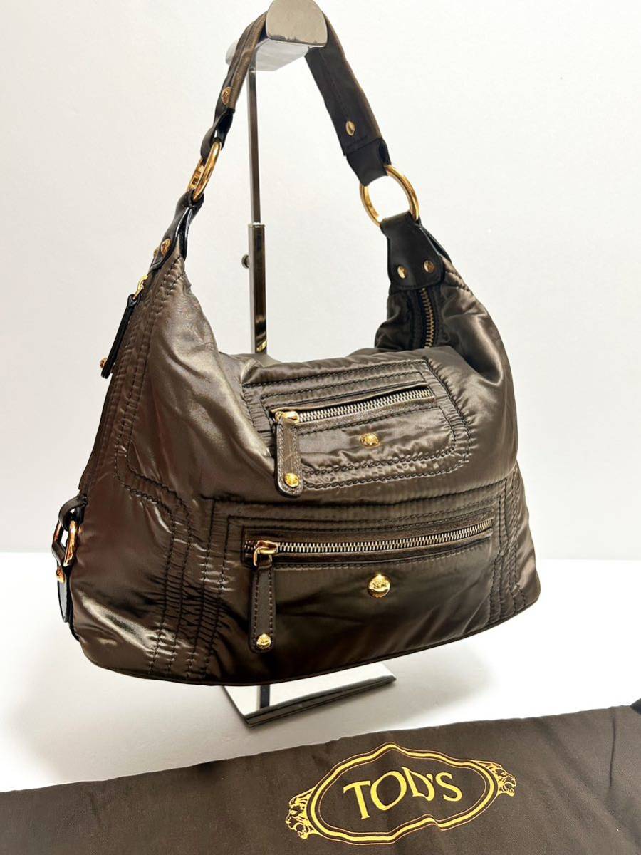 54B162|美品|トッズ ハンドバッグ 本革 ブラウン | itpcsydney.com
