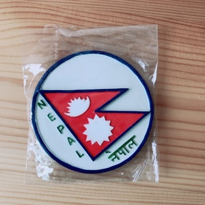 NEPALne pearl national flag magnet ( magnet )