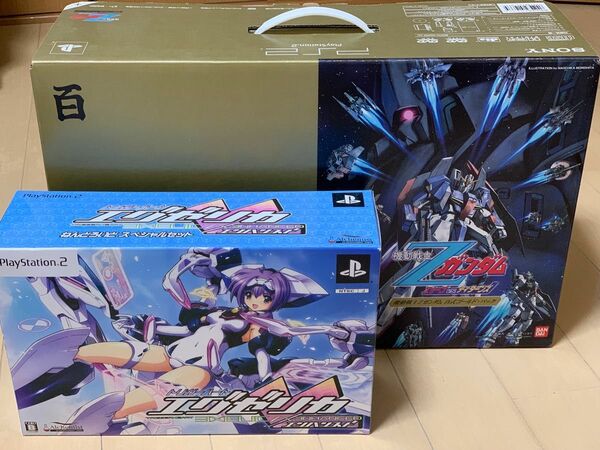 SONY PlayStation2 SCPH-55000 GU 機動戦士Zガンダム 百式ゴールドパック+トリガーハートエグゼリカ