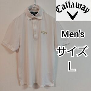 【Callaway】美品キャロウェイX-SERIES半袖ポロ/ゴルフ/メンズＬ