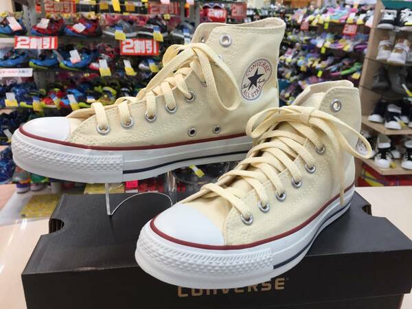 新品27.5cm US9★CONVERSEコンバース キャンバス オールスターHI メンズ キャンバス スニーカー★CANVAS ALL STAR HI 人気定番モデル