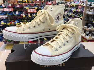  new goods 26.5cm US8*CONVERSE Converse canvas all Star HI men's canvas sneakers *CANVAS ALL STAR HI popular standard model 