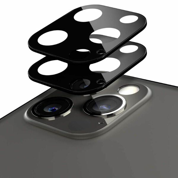 【1点限定】iPhone 12 Pro カメラ レンズ 強化ガラス 2枚入