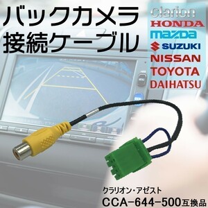 HS705-A HC704-A HC504-A 用 日産 ナビ バックカメラ 配線 ケーブル 変換 互換品 RCA 入力変換 NISSAN 接続 コード アダプター waK2