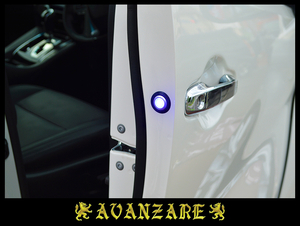 ≪AVANZARE≫ 50カムリ 前期／後期　ドアワーニングフラッシュLEDキット／高輝度ブルーLED 点滅