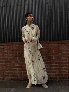 SOFIA PLEATS DRESS アメリヴィンテージ